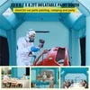 Pripučiama dažymo kabina, Motociklų dažymui, Automobilių detalių dažymui