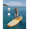 Pripučiama irklentė ultra light 3.53m, dvisluoksnis PVC, pritaikyta pradedantiesiems, pilnas priedų komplektas, pripučiama SUP lenta, lengva irklentė, nešiojama irklentė