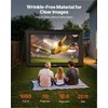 Pripučiamas kino ekranas 6.13 m lauko kiemo namų teatrui, vandeniui atsparus greitai surenkamas projektoriaus ekranas, nešiojamas pripučiamas projektoriaus ekranas, kiemo kino ekranas