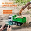 RC nuotoliniu būdu valdomas savivartis žaislinė statybinė transporto priemonė, 1:18 mastelis, 9 kanalų nuotolinis valdymas, didelė keliamoji galia, vaikiškas statybų žaidimų rinkinys