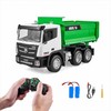 RC nuotoliniu būdu valdomas savivartis žaislinė statybinė transporto priemonė, 1:18 mastelis, 9 kanalų nuotolinis valdymas, didelė keliamoji galia, vaikiškas statybų žaidimų rinkinys
