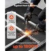 Silikonu dengta stiklo pluošto suvirinimo antklodė, karščiui atspari apsauga, 982°C ugniai atsparus izoliacinis kilimėlis su metalinėmis įvorėmis, suvirinimo antklodė 1829x2438 mm, ugniai atsparus suvirinimo kilimėlis