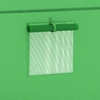 Šiltnamio plėvelė 2x2 m, UV filtru, žalia, 4 m², tunelio danga, sodo plėvelė, pakeičiama danga