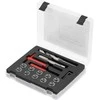 Sriegių remonto komplektas M16x2.0mm, 15 vnt., sriegių keitimo rinkinys, skirtas sriegių taisymui