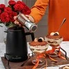 Starke Pro French press kavinukas, 1 litras nerūdijantis plienas, dvigubos sienelės, juodas matinis, 1L prancūziškas kavinukas, plieno kavos presas, arbatinukas su filtru
