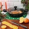 Starke Pro Indukcinė keptuvė su nuimamomis rankenomis 28 cm, neprisvylanti marmuro danga, tinkama orkaitei, gili keptuvė troškinimui
