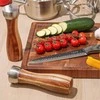 Starke Pro Rankinių malūnėlių rinkinys druskai ir pipirams, akacijos mediena, reguliuojamas malimas, medinis prieskonių malūnėlių komplektas, druskos ir pipirų malimo duetas, virtuvės reikmenys