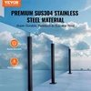 Stiklo turėklų gnybtas 950 mm balkonui terasai laiptams, juodas nerūdijantis plienas SUS304, stiklo montavimo laikiklis, tvirtinimo elementas 10-12 mm stiklui