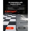 Sujungiamos garažo grindų plytelės dirbtuvėms ir sandėliui, neslystanti PVC modulinė grindų danga, deimantinės plokštės garažo kilimėlis, 8 dalių garažo grindų komplektas