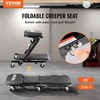 Sulankstoma mechaniko garažo kėdė-čiužinys, kurios talpa 204.1kg, automobilinė kėdė-čiužinys, riedanti kėdė-čiužinys, mechaniko kėdė