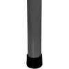 Sulankstomas banketinis stalas-lagaminas, rotango raštas, 180x74x74.5 cm, pilkas, furšetų, renginių stalas