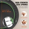 Sulankstomas mini batutas treniruotėms patalpose ir sode, 132 cm fitneso batutas, tylus stabilus dizainas, reguliuojama rankena, nešiojamas treniruočių batutas