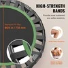 Sulankstomas mini batutas treniruotėms patalpose, 934 mm fitneso batutas, tylus ir stabilus, batutas mankštai, kompaktiškas fitneso batutas, nešiojamas batutas