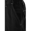 Tamprūs darbo kelnės, dydis XXL, su keliomis kišenėmis, juodos darbo kelnės