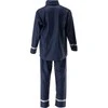Tamsiai mėlynas kostiumas nuo lietaus, 3XL, 2 dalių, atšvaitai, neperšlampami drabužiai nuo lietaus