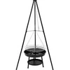 Trikojo grilis, 46 cm skersmens grotelės, skirtas maisto gaminimui lauke