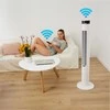 Tylus koloninis pastatomas ventiliatorius su 10 m oro srauto diapazonu, Wi-Fi valdymas, jonizatorius ir aromaterapija, tylus bokštinis ventiliatorius, 10 metrų atstumo ventiliatorius, Wi-Fi koloninis ventiliatorius, oro vėsintuvas namams