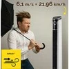 Tylus koloninis ventiliatorius su 29 dB veikimu, 10 m oro srautu, jonizatoriumi ir aromaterapija, 3-D pakreipimu, Wi-Fi valdymu, 12 greičių, osciliacija, bokštinis ventiliatorius namams