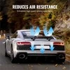 Universalus galinis spoileris sedanams ir kupė, reguliuojamas GT stiliaus bagažinės sparnas, matinis juodas aerodinaminis automobilio spoileris, reguliuojamas galinis sparnas, GT stiliaus spoileris, universalus automobilio spoileris