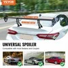 Universalus galinis spoileris sedanams ir kupė, reguliuojamas bagažinės sparnas, GT stiliaus matinis juodas aliuminis, automobilių lenktynių spoileris, galinis sparnas, aerodinaminis spoileris