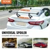 Universalus galinis spoileris sedanams ir kupė, reguliuojamas GT stiliaus bagažinės sparnas, matinis juodas aerodinaminis automobilio spoileris, reguliuojamas galinis sparnas, GT stiliaus spoileris, universalus automobilio spoileris