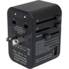 Universalus kelioninis adapteris su USB-C PD 65W, greitas įkroviklis, adapteris kelionėms