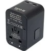 Universalus kelioninis adapteris su USB-C PD 65W, greitas įkroviklis, adapteris kelionėms