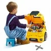 Vaikiškas mechaniko automobilio remonto rinkinys mažyliams, geltonas 60 dalių variklio žaislas su šviesomis ir garsais, mechaniko dirbtuvių žaislas, variklio remonto žaidimų rinkinys, edukacinis automobilio remonto rinkinys
