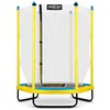 Vaikiškas sodo trampolinas 140 cm, su apsauginiu tinklu, lauko trampolinas vaikams, mažas trampolinas, šokinėjimo trampolinas