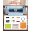 Vinilo pjaustymo mašina 305 mm, valdoma mygtukais ir ekranu, kelių formatų dizaino importavimas, 5000 integruotų išteklių individualiems rankdarbiams, atvirukams