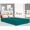 Žalia trikotažinė paklodė su guma, 90x200 cm, aukštiems čiužiniams, minkšta medvilnės elastano patalynė