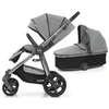 BabyStyle Oyster 3 stilingas vaikiškas vežimėlis | Pilkos spalvos "Moon Light Grey"