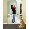 Dreambaby Safety Gate vaikams Liberty platus (P: 99-106cm x A: 76cm) - balta