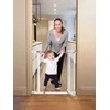 Dreambaby AVA Gate vaikų apsaugos varteliai (plotis: 75–81 cm x aukštis: 76) – balti