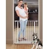 Dreambaby AVA Gate vaikų apsaugos varteliai (plotis: 75–81 cm x aukštis: 76) – balti