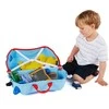Trunki kelioninis lagaminas su ratukais vaikams | Mėlynas