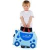 Trunki kelioninis lagaminas su ratukais vaikams | Mėlynas