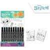 Kids Euroswan - Priedai licencyjne Tapyba skaičiais - Rinkinys spalvinimo puslapiai ir žymekliai | Lilo ir Stitch