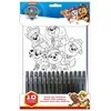 Kids Licensing Kids Euroswan - Rinkinys licencijuoti aksesuarai dažymui - Paw Patrol