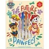 Kids Euroswan „Paw Patrol“ rašymo rinkinys, 6 gelio rašikliai su užrašų knygute, „PAW PATROL“ PW19958 Kids Euroswan