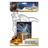 Kids Euroswan - Akcesoria licencyjne Kids Euroswan - Priedai licencyjne Rinkinio spalvinimo puslapiai - Juros periodo pasaulis