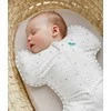 Love To Dream Otulacz Swaddle UP - dydis XS - balta, kosmos i napisy ETAP1 - 0.2 TOG Original