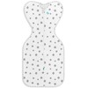 Love To Dream Otulacz Swaddle UP - dydis XS - balta, gwiazdy ETAP1 - 0.2 TOG Original