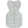 Love To Dream Otulacz Swaddle UP - dydis S - oliwkowy, księżyc - ETAP 1 Extra Warm