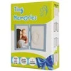 Odcisk Bobasa Dvigubas nuotraukų rėmelis su įspaudu Tiny Memories, pilkas