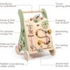 Tiny Love Boho Drewniany edukacyjny chodzik-pchacz 2w1 - Boho Chic