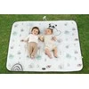 TINY LOVE TL12086000 Edukacinis / kelioninis kilimėlis XL DECOR juodas/baltas