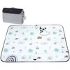 TINY LOVE TL12086000 Edukacinis / kelioninis kilimėlis XL DECOR juodas/baltas