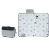 TINY LOVE TL12086000 Edukacinis / kelioninis kilimėlis XL DECOR juodas/baltas