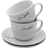Lamart LT9207 puodelis su lėkštute 300 ml KAFFE, 2 vnt.